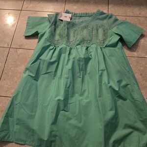 NWT Green Babydoll Oversized Dress From Amazon - Small